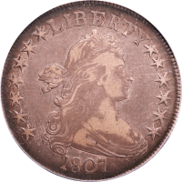 1807 Draped Bust Half Dollar (50c) Obverse Image