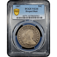 1807 Draped Bust Half Dollar (50c) SLAB Image