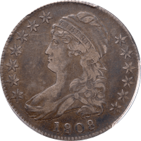 1808 Capped Bust Half Dollar (50c) O-107a Obverse Image