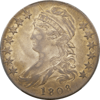 1808 Capped Bust Half Dollar (50c) Obverse Image