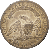 1808 Capped Bust Half Dollar (50c) Reverse Image