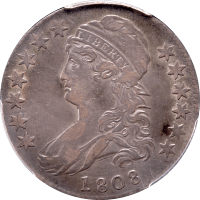 1808 Capped Bust Half Dollar (50c) Obverse Image