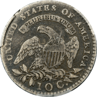 1809 Capped Bust Dime (10c) Reverse Image