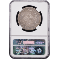 1809 Capped Bust Half Dollar (50c) III Edge Reverse Slab Image