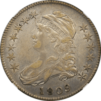 1809 Capped Bust Half Dollar (50c) Obverse Image