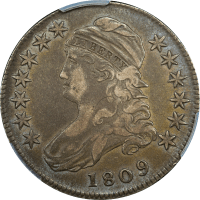1809 Capped Bust Half Dollar (50c) O-106 OBVERSE Image