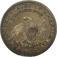 1809 Capped Bust Half Dollar (50c) O-106 REVERSE Image