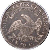 1809 Capped Bust Half Dollar III Edge O-109 Reverse Image
