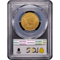 1809/8 Capped Bust Gold Half Eagle ($5) Reverse Slab Image