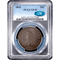 1810 Capped Bust Half Dollar (50c) O-101 Obverse Slab Image