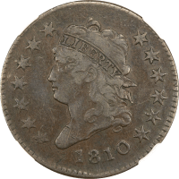 1810 Classic Head Large Cent (1c) Obverse Image