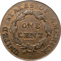 1810/9 Classic Head Large Cent (1c) S-281 Reverse Image