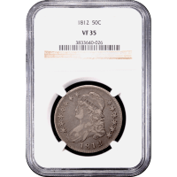 1812 Capped Bust Half Dollar (50c) O-104 Obverse Slab Image