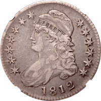 1812 Capped Bust Half Dollar (50c) O-104 Obverse Image