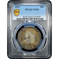 1812 Capped Bust Half Dollar (50c) SLAB Image