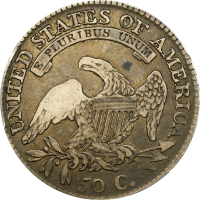 1812 Capped Bust Half Dollar (50c) REVERSE Image