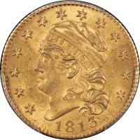 1813 Capped Bust Gold Half Eagle ($5) Obverse Image