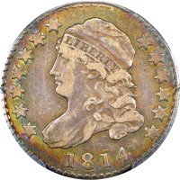 1814 Capped Bust Dime (10c) Large Date Obverse Image