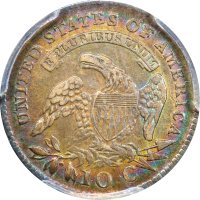 1814 Capped Bust Dime (10c) Large Date REVERSE Image