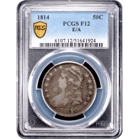 1814 Capped Bust Half Dollar (50c) E/A Obverse Slab Image