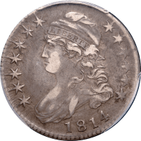 1814 Capped Bust Half Dollar (50c) E/A Obverse Image
