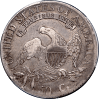 1814 Capped Bust Half Dollar (50c) E/A Reverse Image