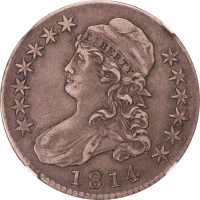 1814 Capped Bust Half Dollar (50c) Obverse Image