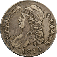 1814 Capped Bust Half Dollar (50c) O-102 OBVERSE Image