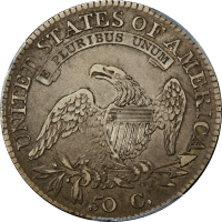 1814 Capped Bust Half Dollar (50c) O-102 REVERSE Image