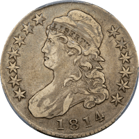 1814 Capped Bust Half Dollar (50c) O-102a Obverse Image