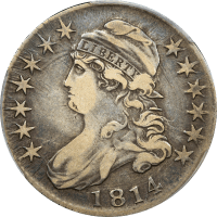 1814 Capped Bust Half Dollar (50c) O-108a E/A Obverse Image
