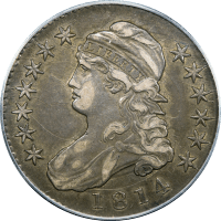 1814 Capped Bust Half Dollar (50c) O-109 Obverse Image