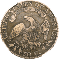 1814/3 Capped Bust Half Dollar (50c) Reverse Image