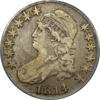 1814/3 Capped Bust Half Dollar (50c) Obverse Image
