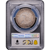 1817 Capped Bust Half Dollar (50c) 181.7 Punctuated Date Reverse Slab Image