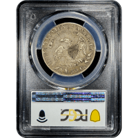 1817 Capped Bust Half Dollar (50c) O-106a Single Leaf  Reverse Slab Image