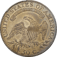 1817 Capped Bust Half Dollar (50c) REVERSE Image