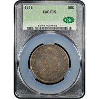 1818 Capped Bust Half Dollar (50c) O-110.1 (R4) SLAB Image
