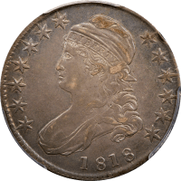 1818 Capped Bust Half Dollar (50c) Obverse Image