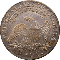 1818 Capped Bust Half Dollar (50c) Reverse Image
