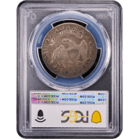 1818/7 Capped Bust Half Dollar (50c) Large 8 Reverse Slab Image
