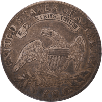 1818/7 Capped Bust Half Dollar (50c) Large 8 Reverse Image