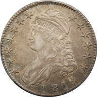 1818/7 Capped Bust Half Dollar (50c) Small 8 OBVERSE Image