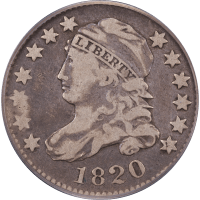 1820 Capped Bust Dime (10c) STATESOF Obverse Image