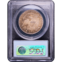 1820 Capped Bust Half Dollar (50c) O-105 Sq 2 Lg Date Knob 2 Reverse Slab Image