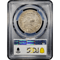 1820 Capped Bust Half Dollar (50c) Sq. 1, Lg. Date, Knob 2 SLAB Image