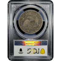 1820 Capped Bust Half Dollar (50c) Sq. 2, Lg Date, No Knob SLAB Image