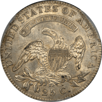 1820 Capped Bust Quarter (25c) Large 0 REVERSE Image