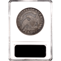 1821 Capped Bust Half Dollar (50c) O-105a Reverse Slab Image