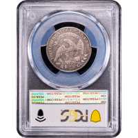 1821 Capped Bust Quarter (25c) Reverse Slab Image